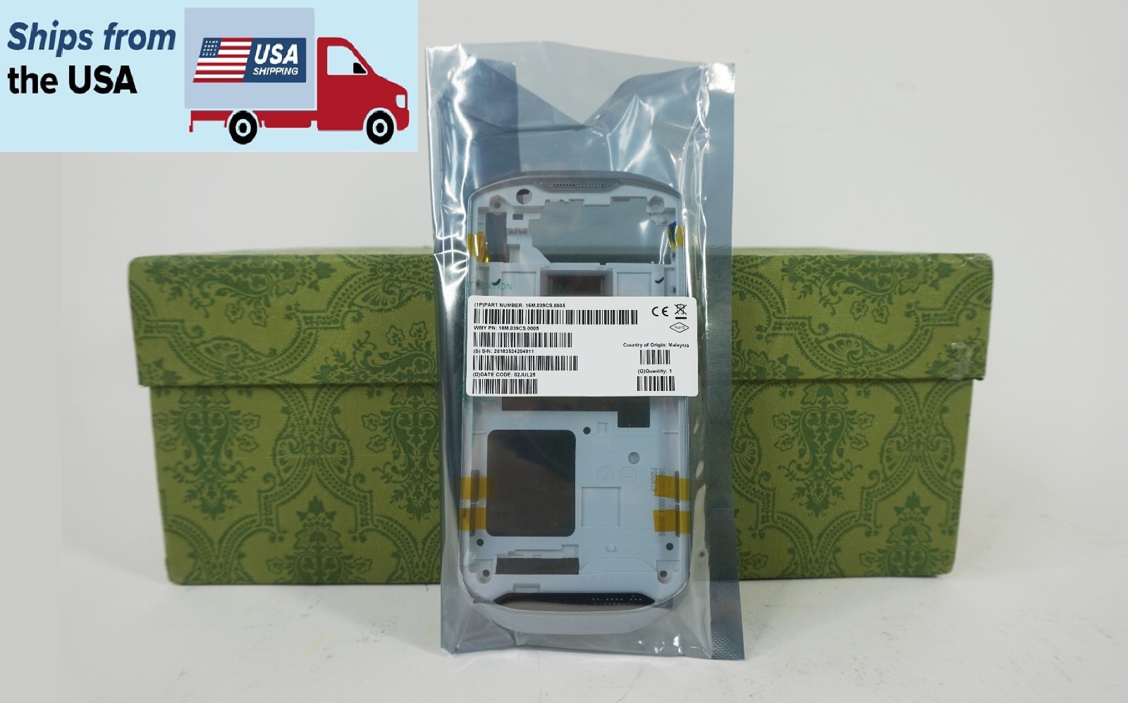 New Zebra OEM Middle Housing Cover Side Power Button TC520K TC52 TC57HO TC57 USA