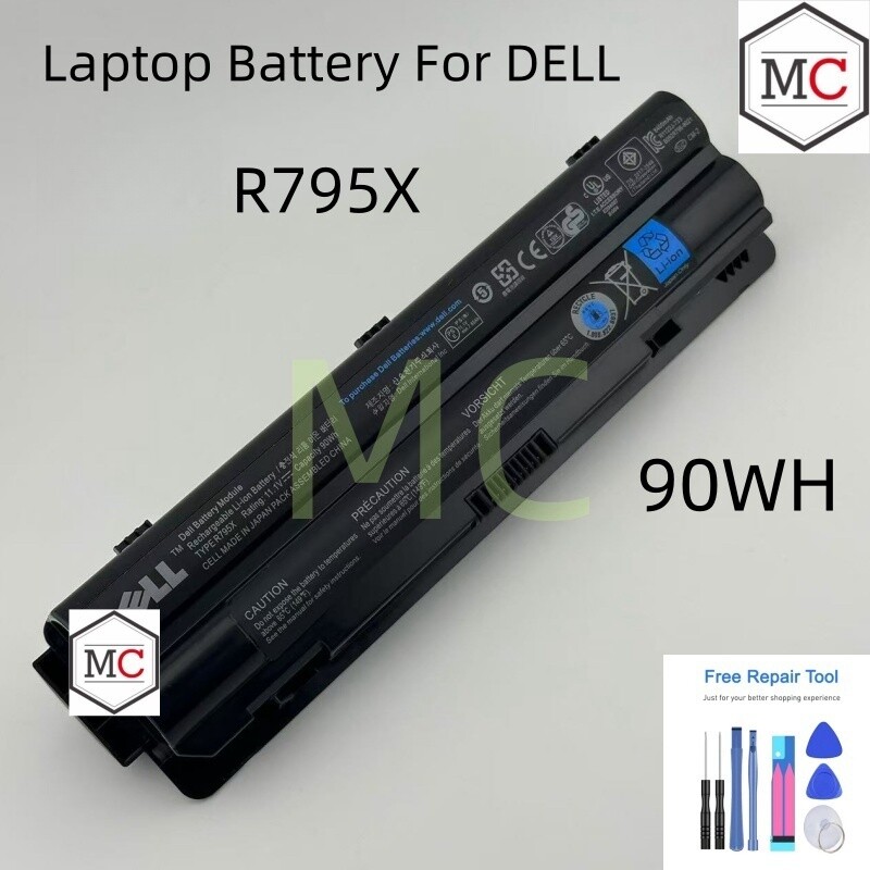OEM NEW R795X Battery for Dell 14 15 17 L401x L501x L502x L701x L702X J70W7 90Wh
