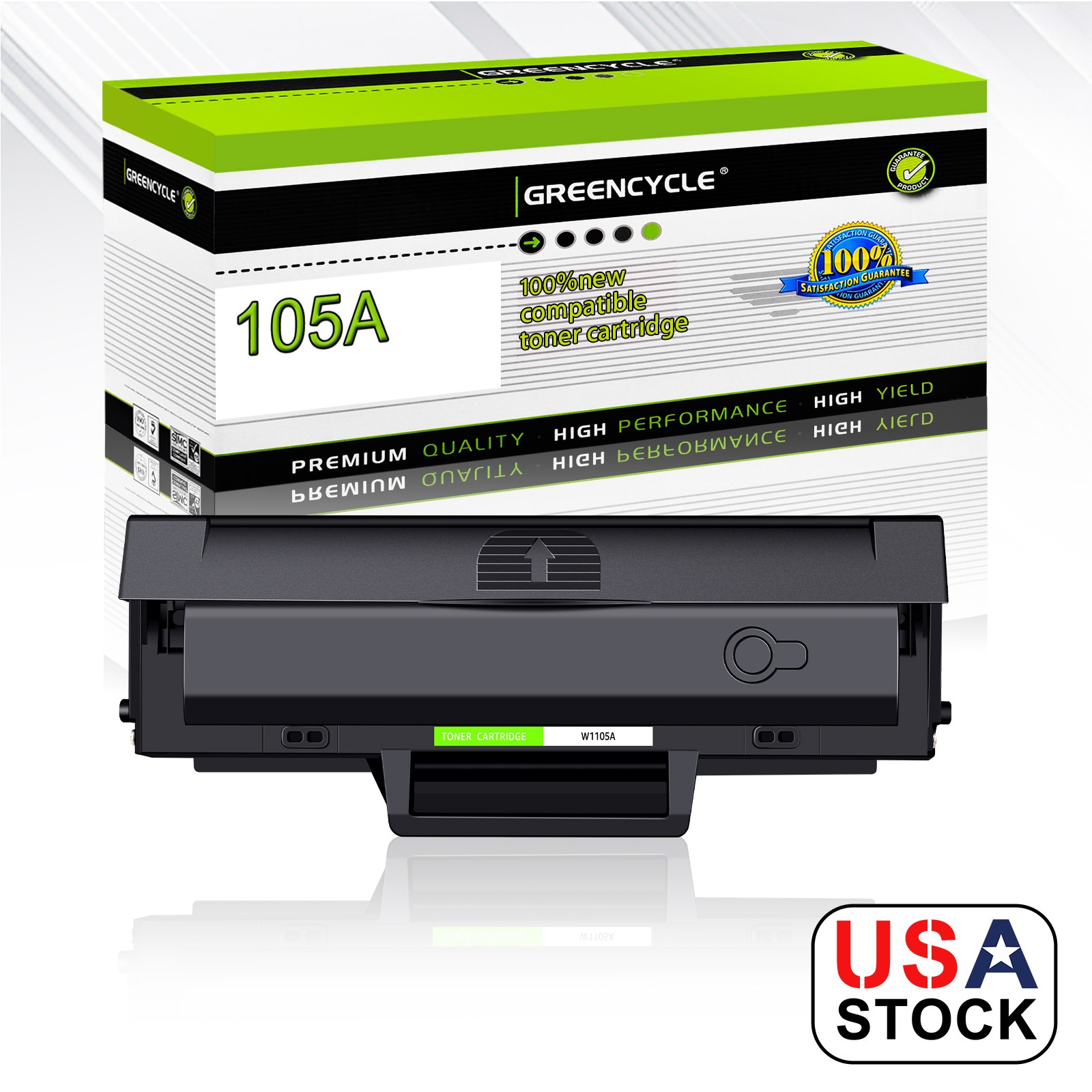 GREENCYCLE W1105A Toner Compatible with HP LaserJet Pro MFP 135a 135w 137fnw LOT