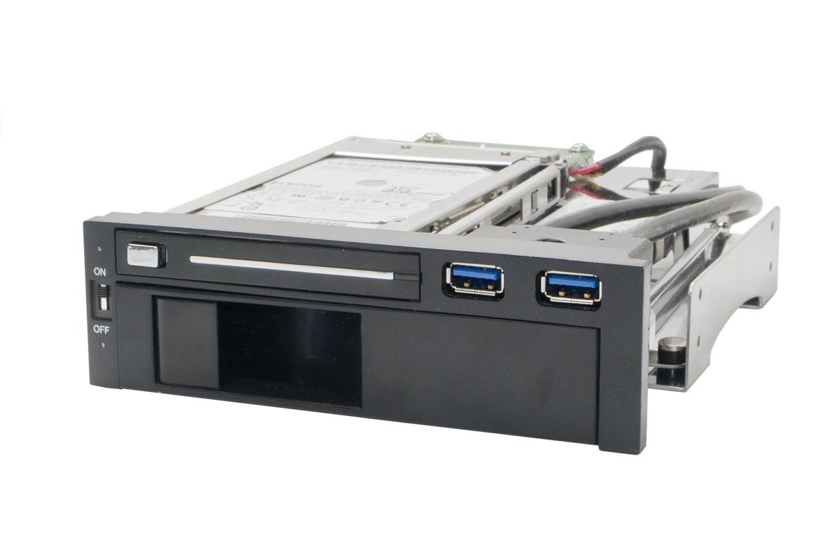 SY-MRA55006 5.25 Bay Tray Less Mobile Rack for 3.5 and 2.5 Sata III HDD with