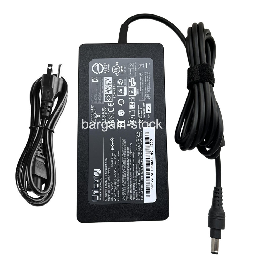 20V 6A 120W AC Power Supply Adapter For Asus ROG Strix OLED XG27AQDMG Monitor