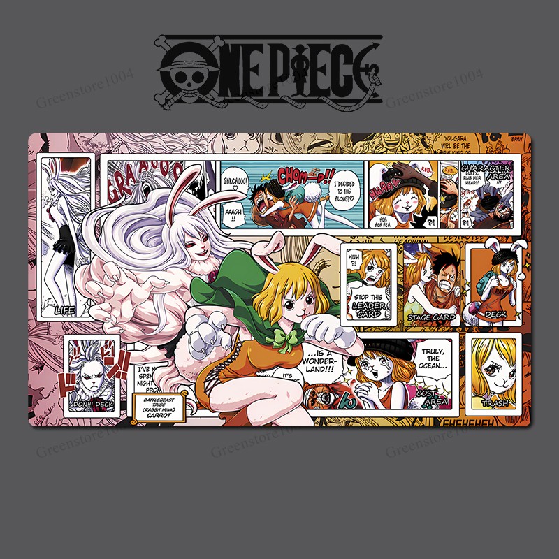 Carrot O-P Table Duel Playmat OPCG TCG CCG Mouse Pad Trading Card Game Play Mat