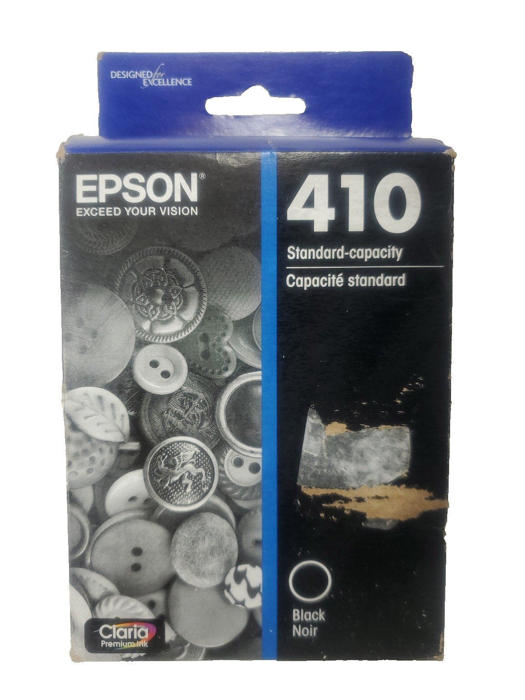 Genuine Epson T410 Black Standard Yield Ink Cartridge (T410020) Exp 01/2021
