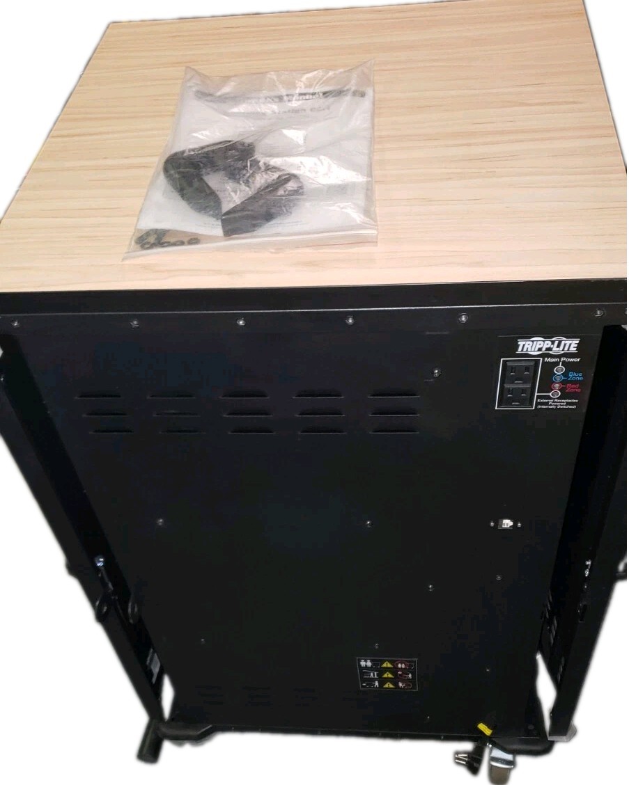 Tripp-Lite 36 Outlet Charging Storage Station 120V Laptops Chromebooks Tablets