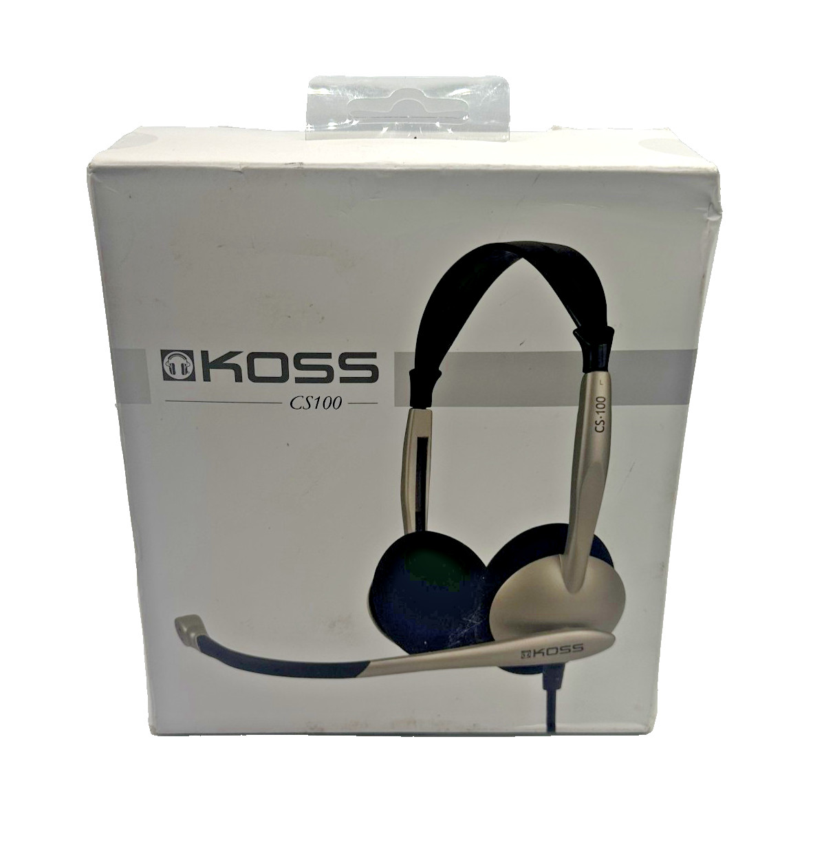 KOSS CS100 On-Ear Communication USB Headset MS Teams Meeting