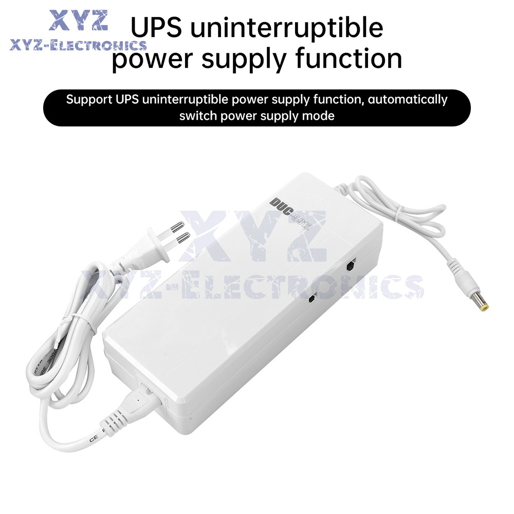 AC 100-220V to DC 5V9V12V Emergency UPS Uninterruptible Power Supply 30W 7500mAh