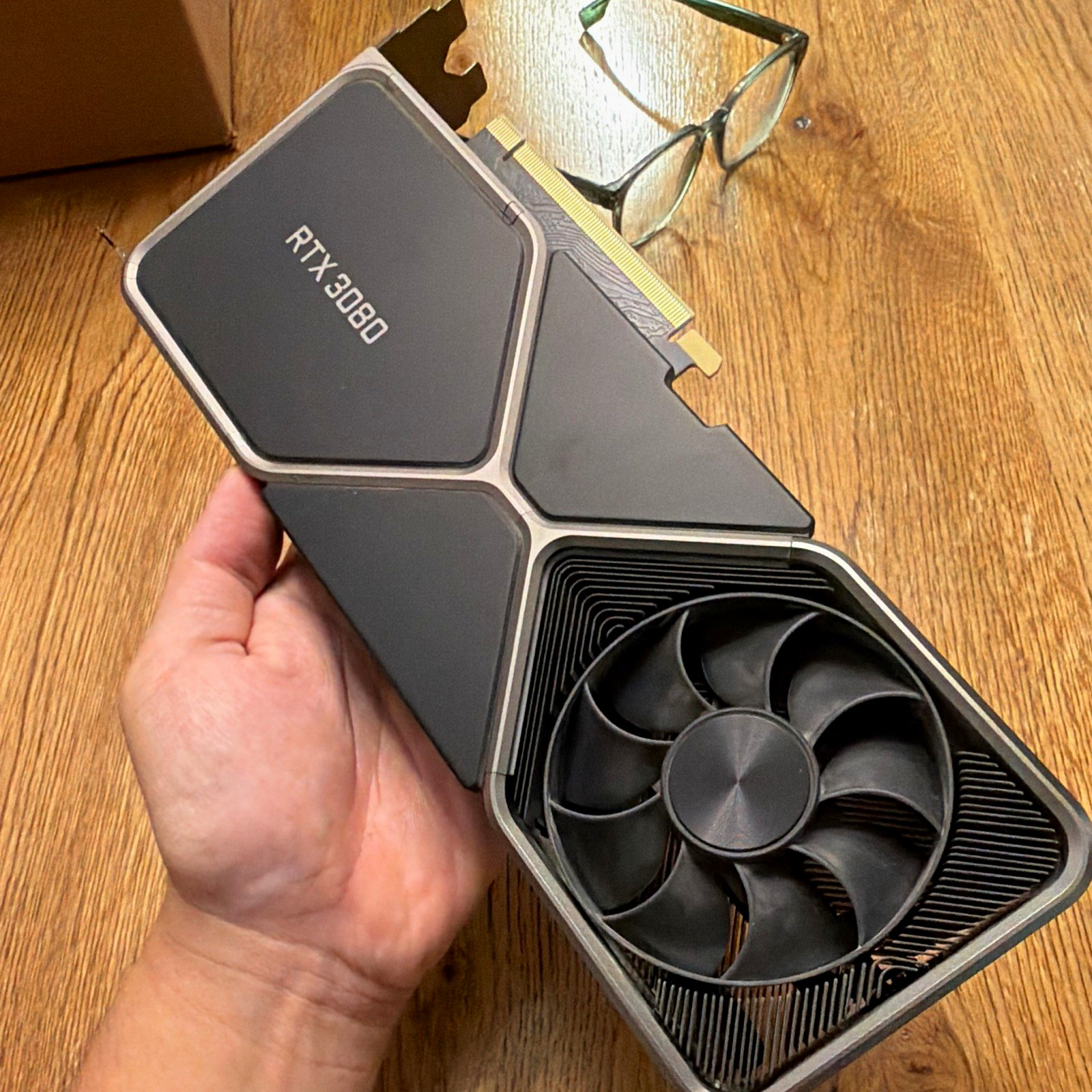 NVIDIA GeForce RTX 3080 PCI Express Graphics Card Fan Heatsink GPU - no box