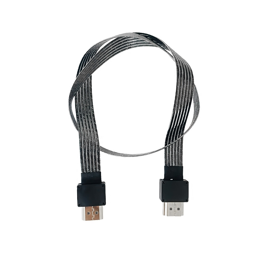 HDMI-Compatible Male to Male Adapter Cable 8K60Hz 4K240hz Silver-plated Video