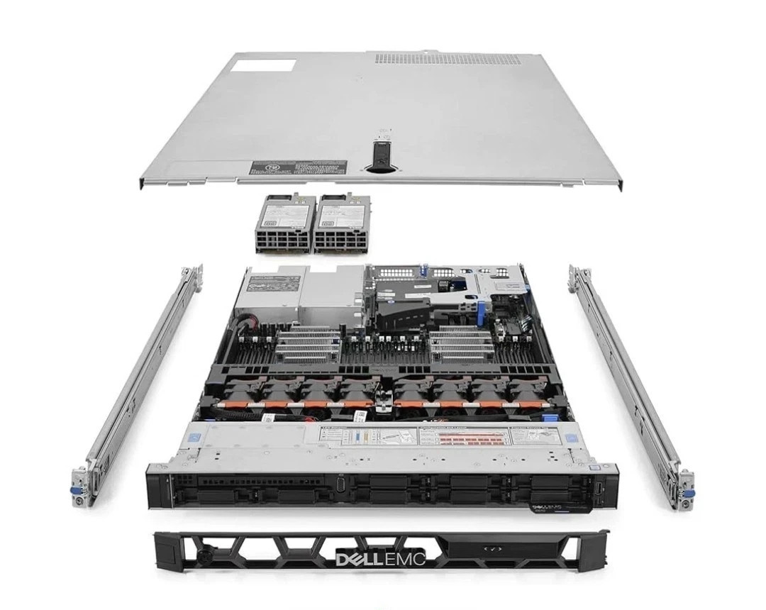 DELL R640 10-Bay Server Dual Xeon Gold 6150 2.70Ghz 128GB Ram H740p 2xPSU,RAILS