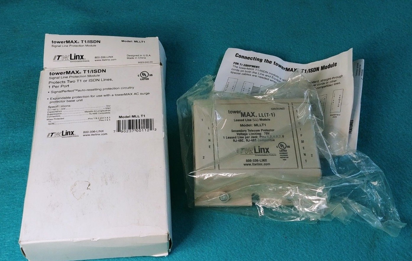 ITW Linx MLLT1 Towermax LLT1 Signal Line Protection Module