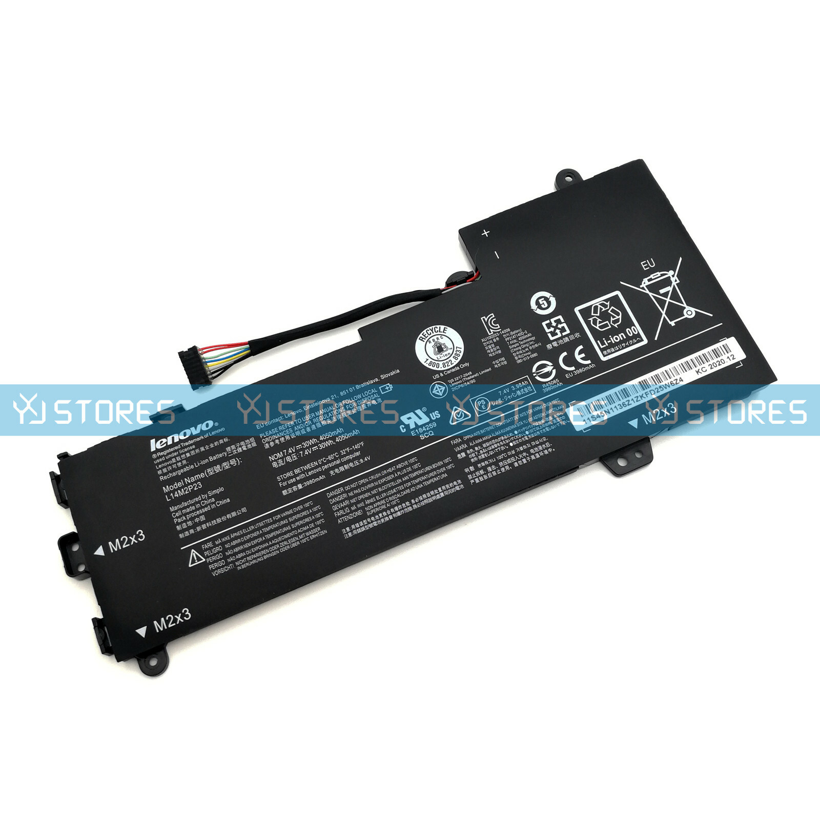 Genuine L15M2PB6 L14M2P23 L14M2P24 Battery for Lenovo IdeaPad 100-14IBY U31-70
