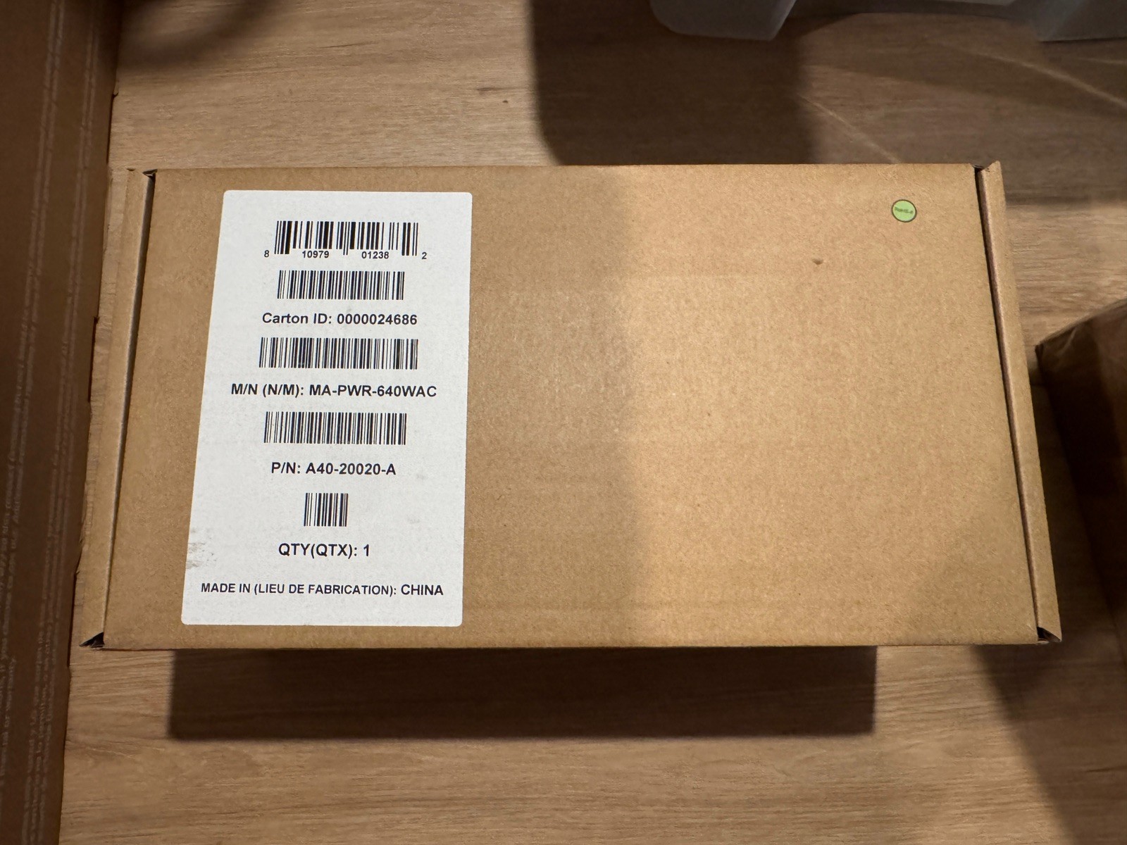 Cisco Meraki Delta Electronics Power Supply MA-PWR-640WAC 640W