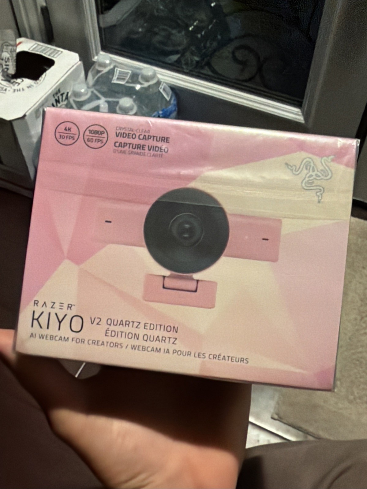 Razer Kiyo V2 4K Webcam 60FPS AI Auto-Framing Streaming Camera USB-C NEW SEALED