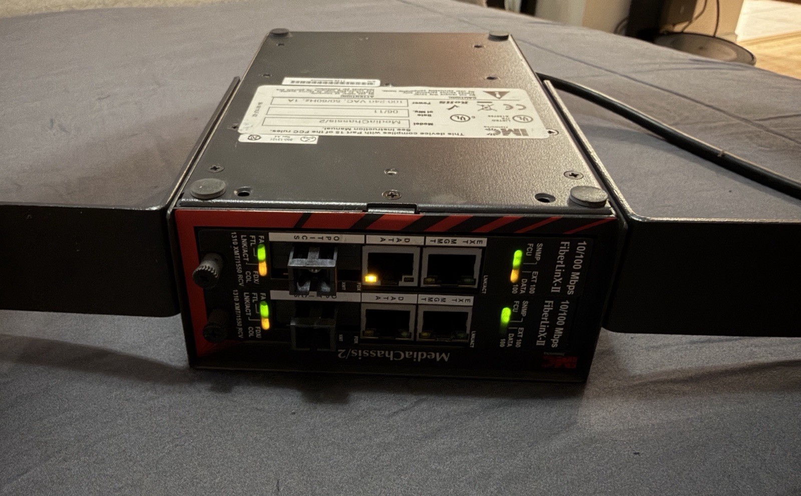 IMC Networks FiberLinX-II MediaChassis/2 Dual Fiber Converter Tested