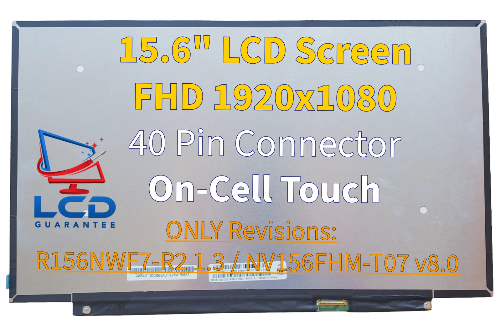 Lenovo Ideapad 5 15IIL05 Series 15.6" FHD In-Cell Touch LCD Laptop Screen