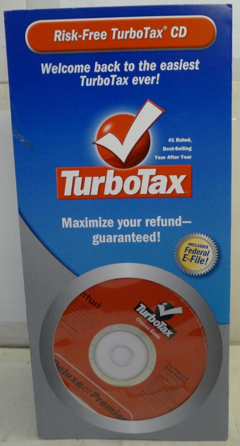 TurboTax 2008 Deluxe or Premier CD - FOR Collecting Purposes ONLY