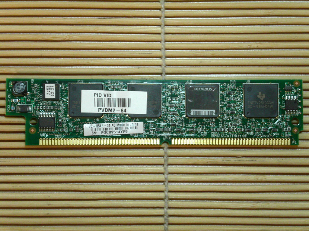 Cisco AS5X-PVDM2-64 Channel Fax/Voice DSP Module