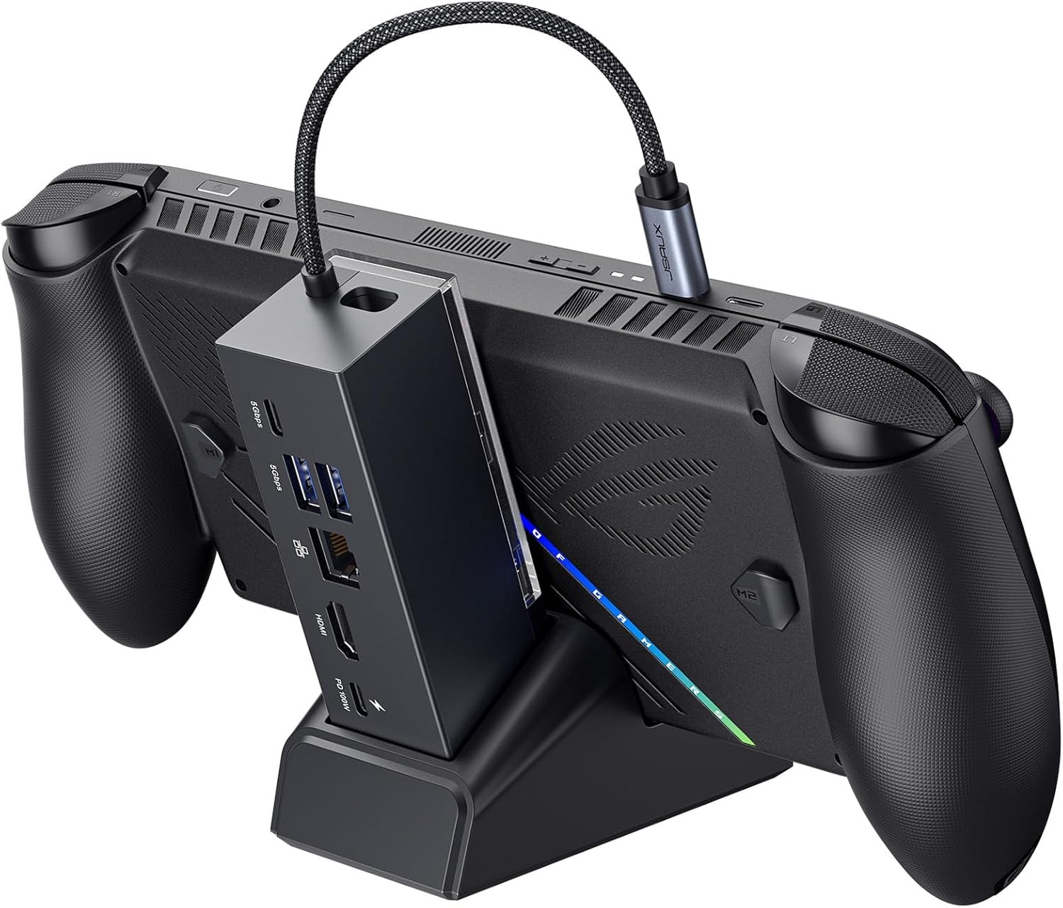 JSAUX Docking Station for ROG Xbox Ally X (2025)/ROG Ally X/ROG Ally/Steam Deck/