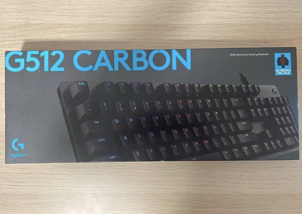 Logitech G512 Carbon LightSync RGB Mechanical Gaming Keyboard GX Brown Tactile
