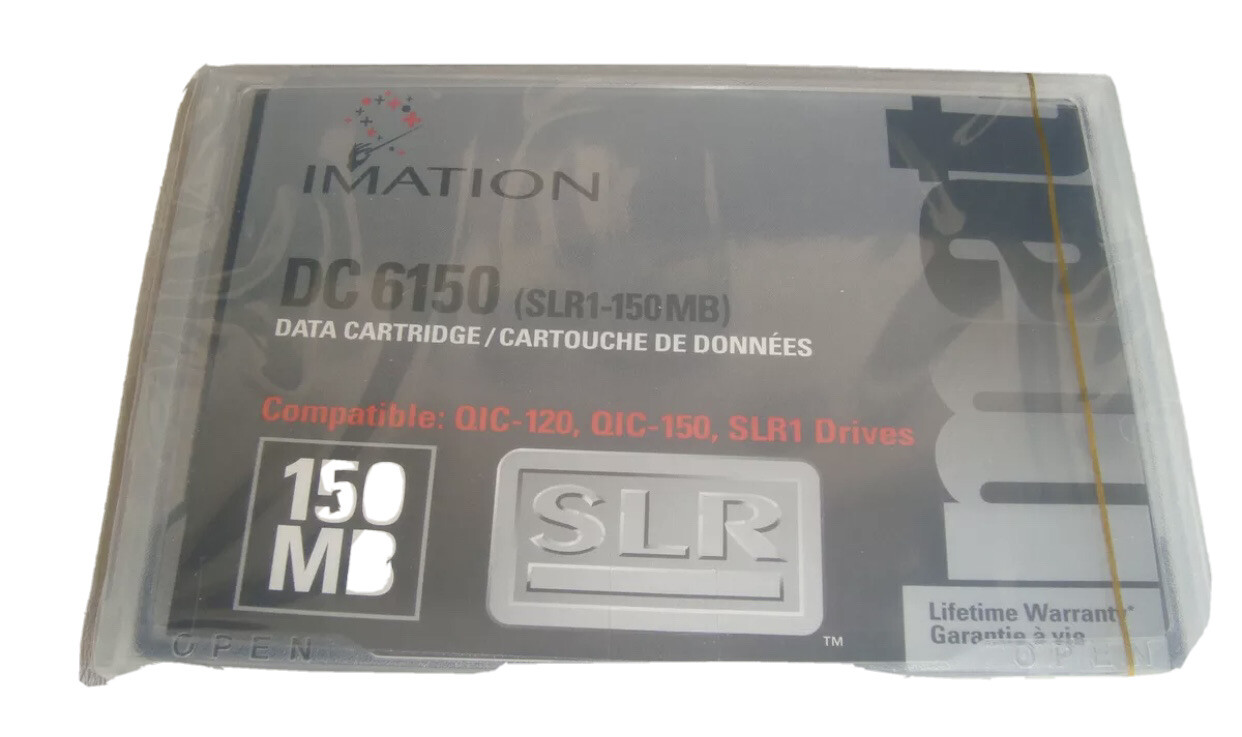 IMATION DC6150 SLR Data Tape Cartridge QIC SLR1-150MB 46155 2-Pack