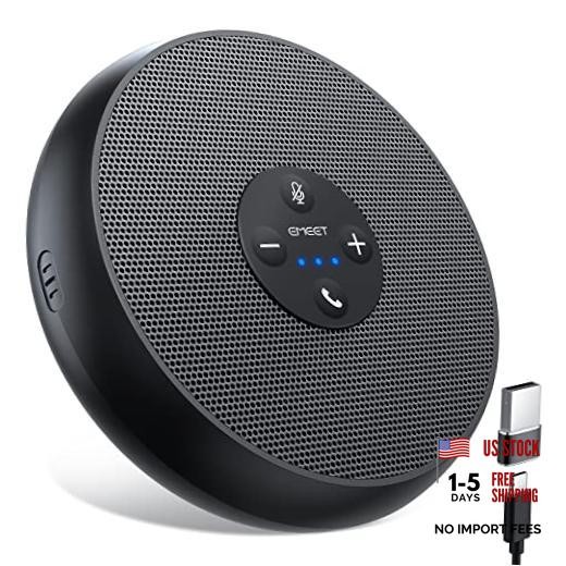 M1A USB Conference Speaker and Microphone, 360° Voice Pickup for 6 People