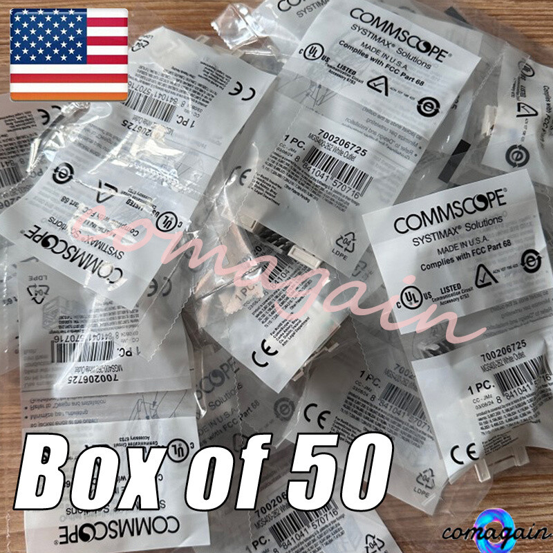For Commscope six types of network information module RJ45CAT6 MGS400-262 QTY:50