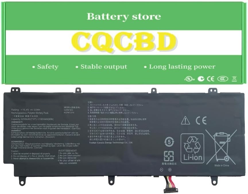 C41N1805 Battery for ASUS ROG Zephyrus S GX531 GX531GM GX531GS GX531GX Series