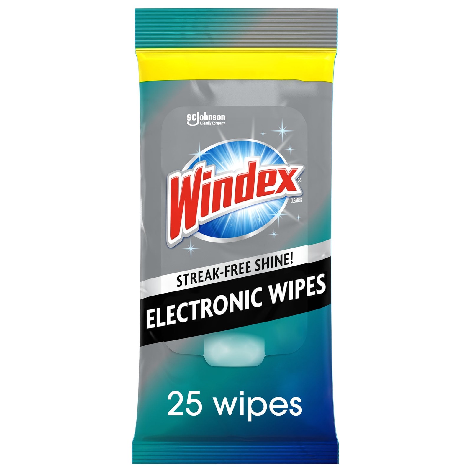 Windex Electronics Cleaning Wipes, Pre-Moistened Screen Wipes for TVs, Phones an