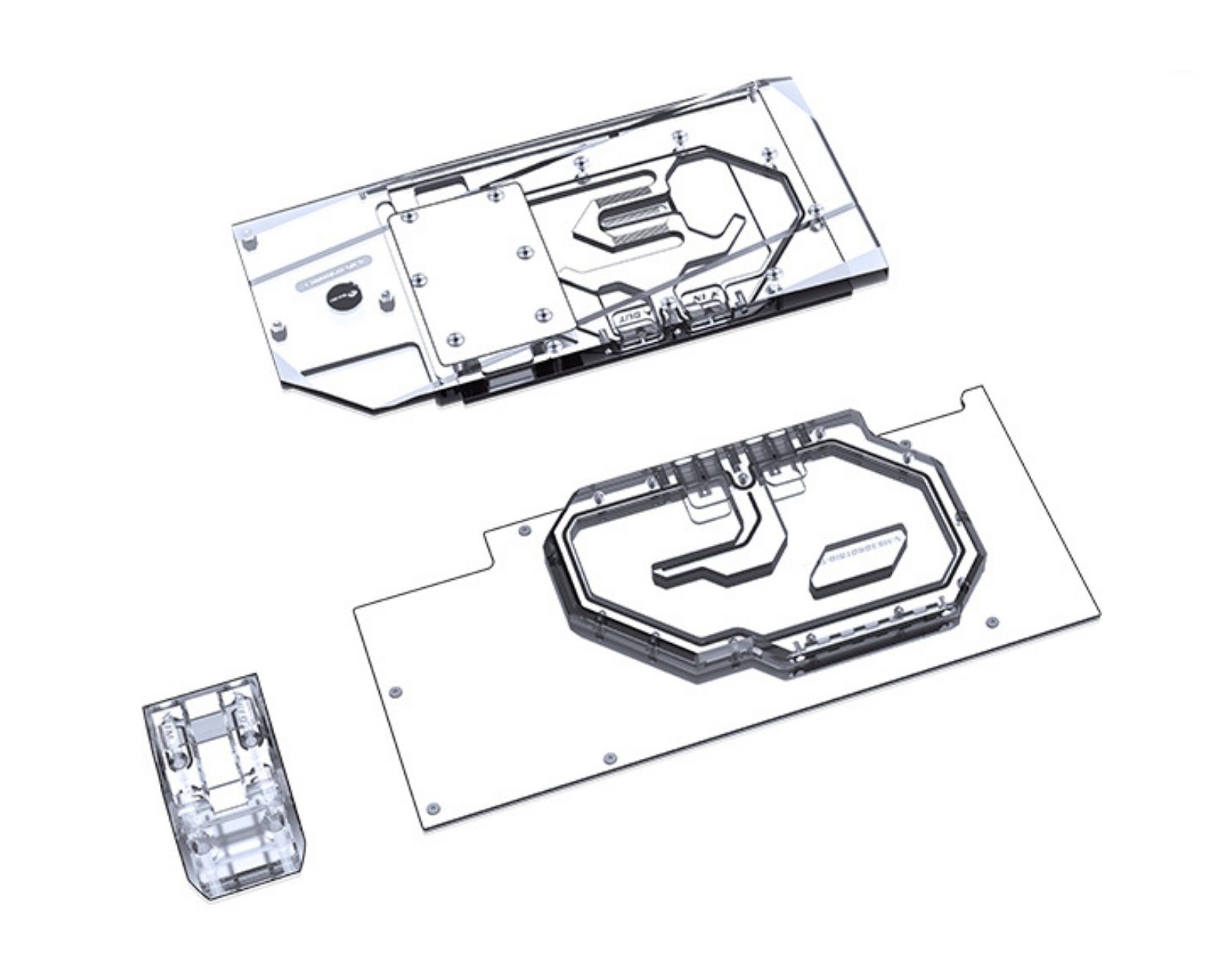 Bykski GPU Water Block For MSI GAMING/SUPRIM GeForce RTX 3090/3080TI/3080