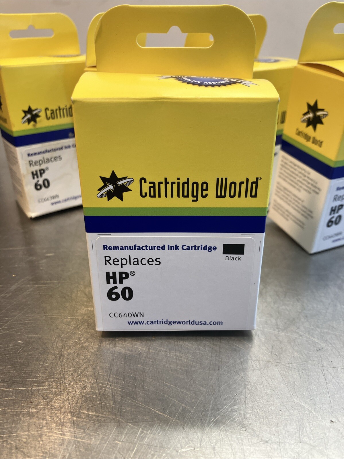 Cartridge World Replaces HP60  Black Compatible Ink Cartridge for HP 60 -5 Piece