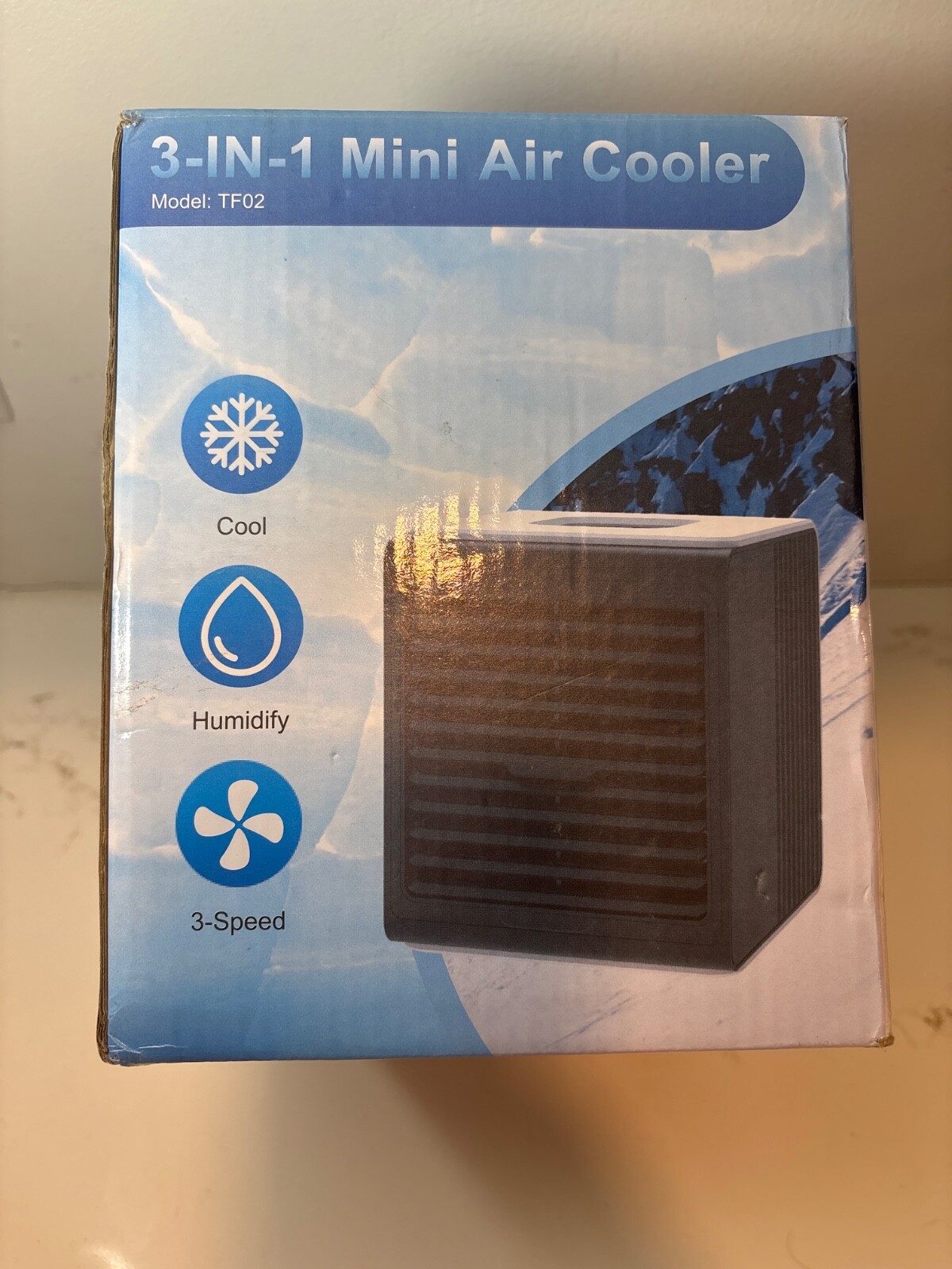 Three and one mini max cooler. Model TF02. Fan/humidify/cooling