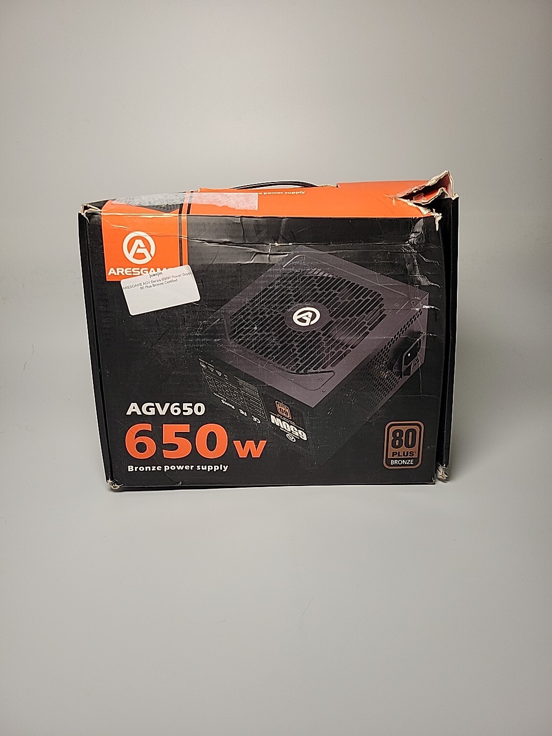 ARESGAME AGV650 80 Plus Bronze Modular Power Supply