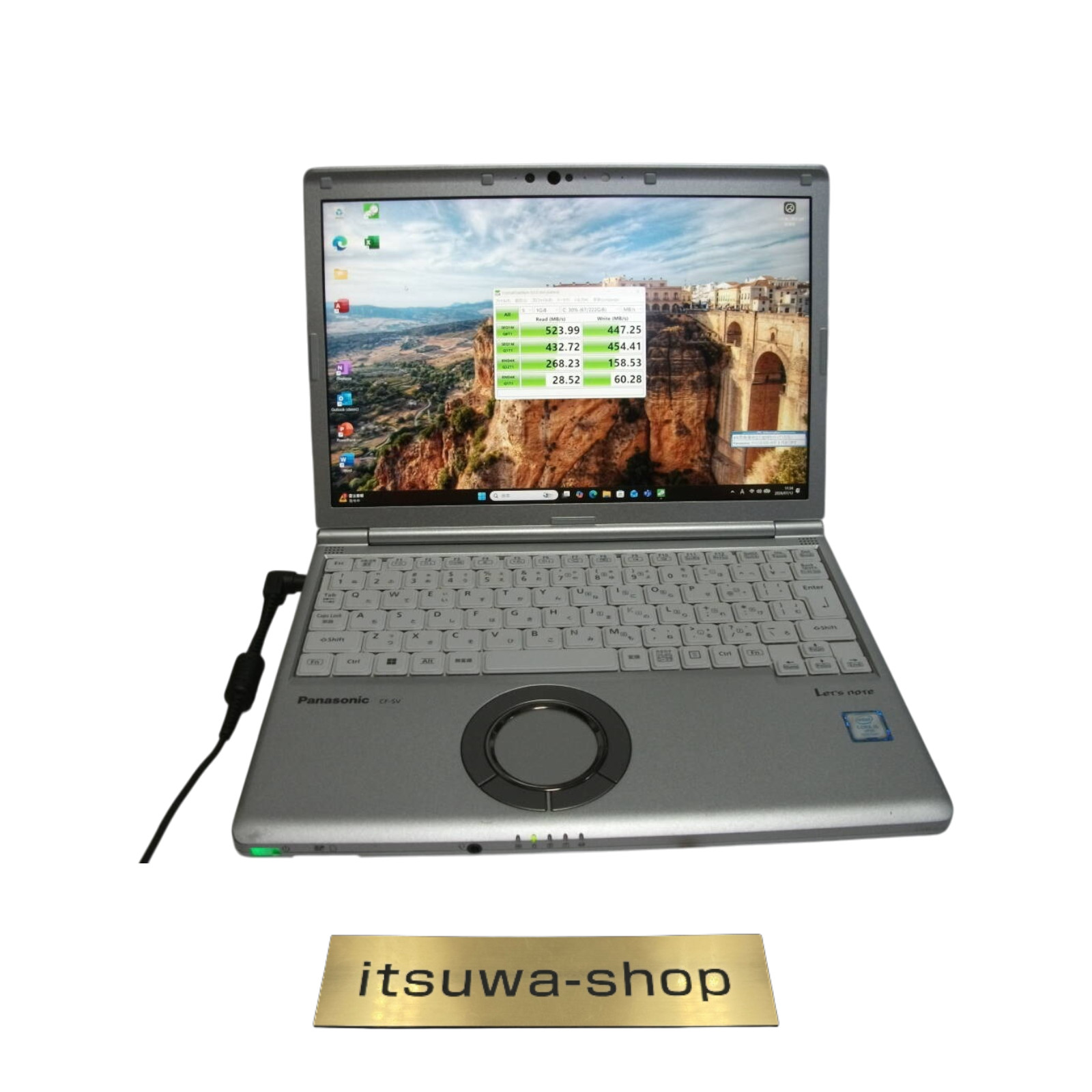 Panasonic Let's note CF-SV8RFCVS Core 8GB 256GB SSD 12.1 Windows 11 CPU: 8 i5