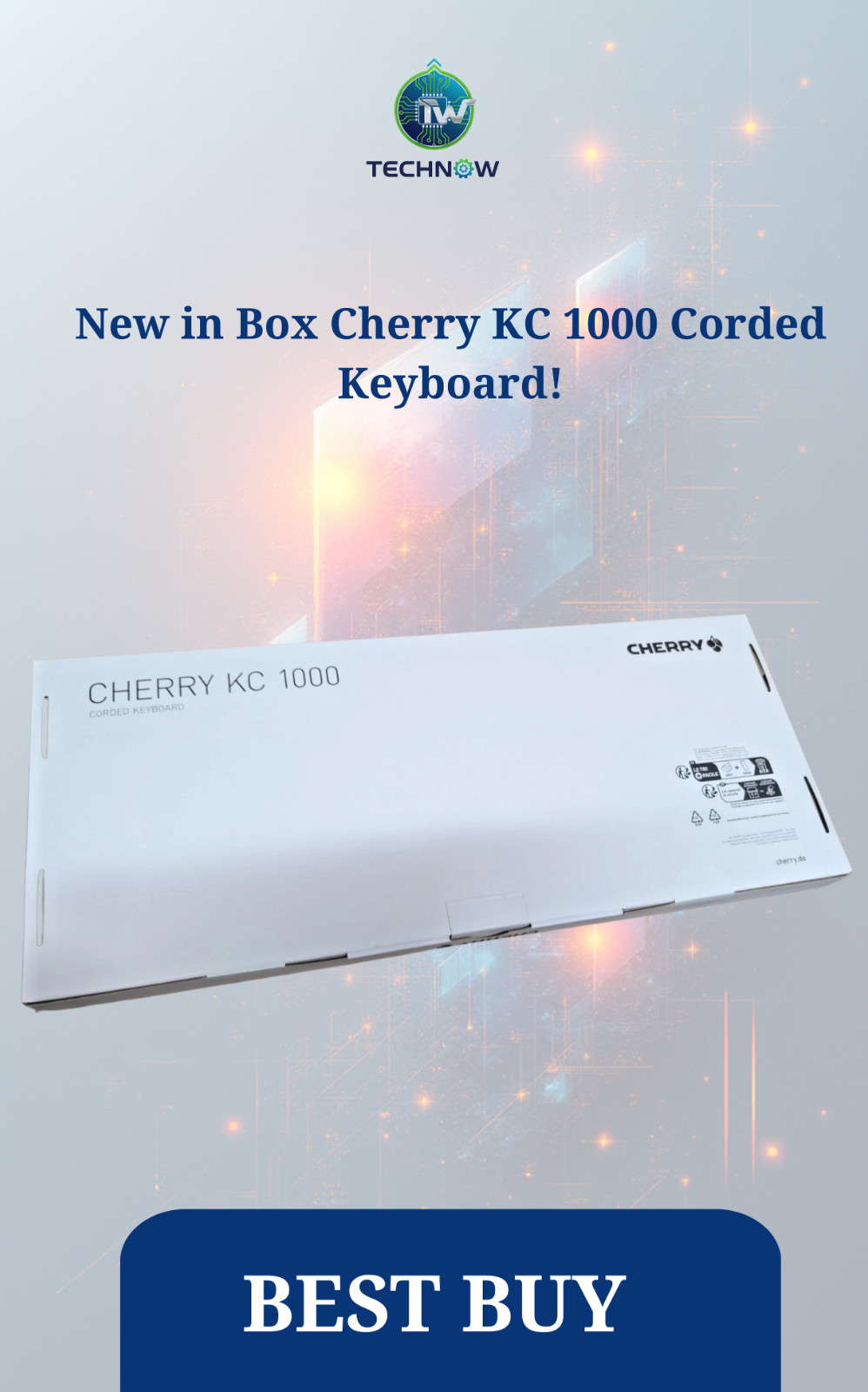 New in Box Cherry KC 1000 Corded Keyboard