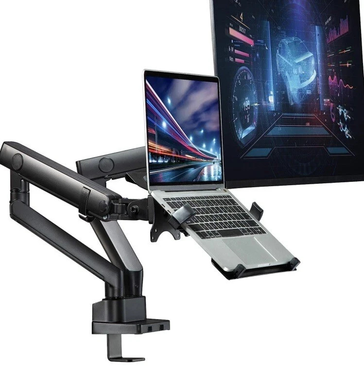 AVLT Laptop & 17-38" Monitor Desk Mount Arm Top Mount DM15-1