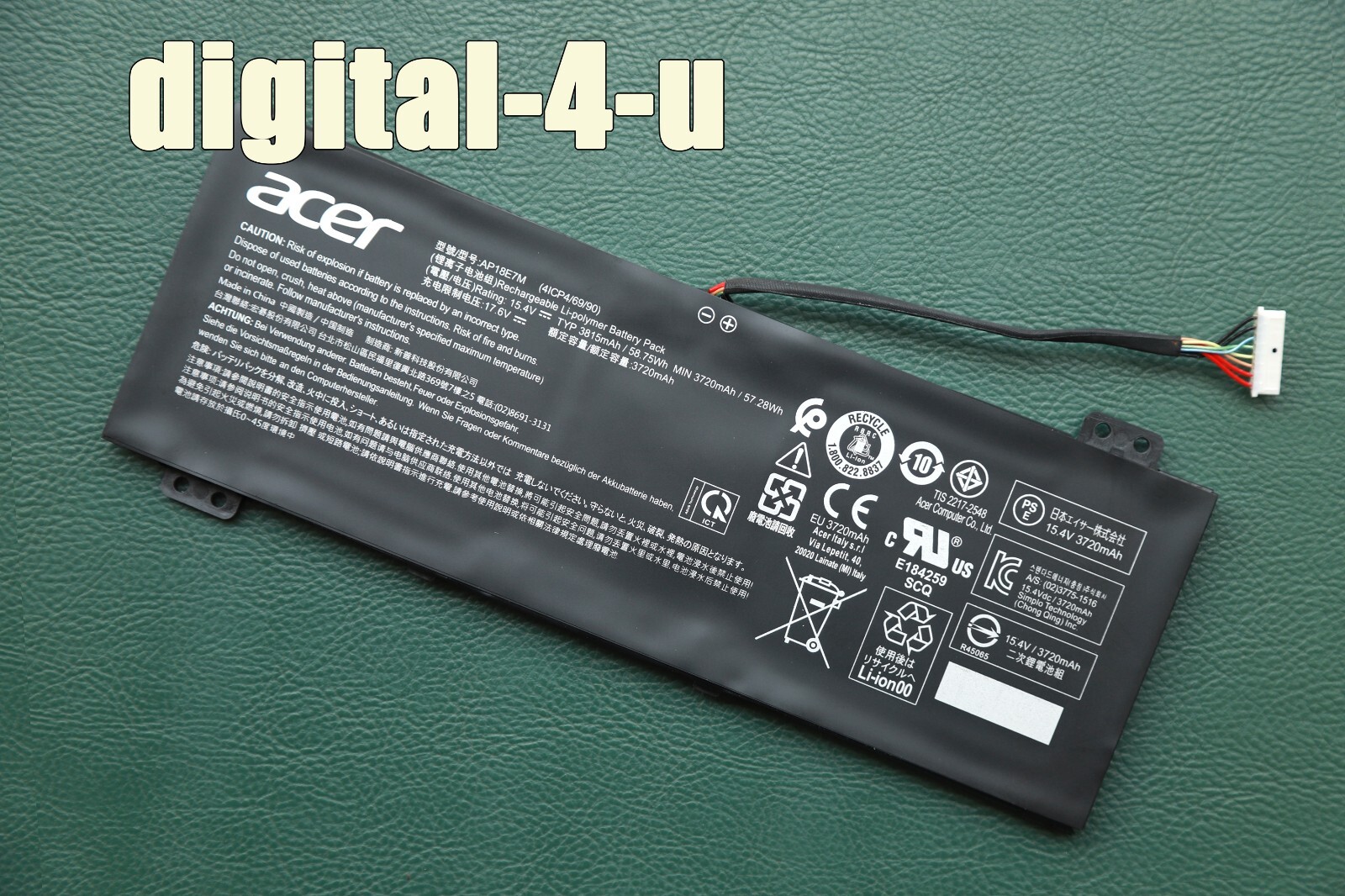 New Original AP18E7M AP18E8M Battery for Acer Predator Helios 300 PH315-52 PH317