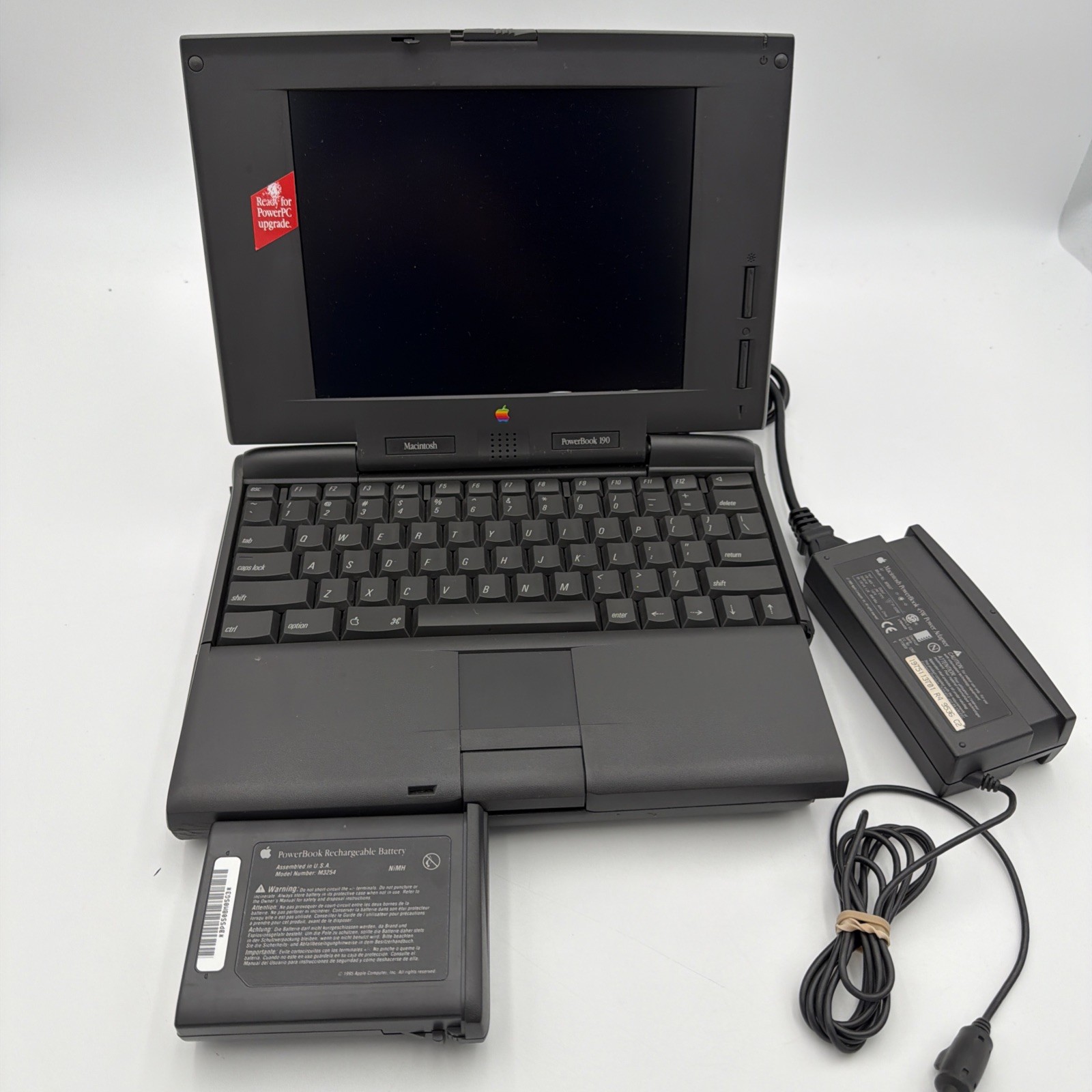 Apple Macintosh PowerBook 190 M3047 Laptop System 7.5.2 Tested Battery PSU