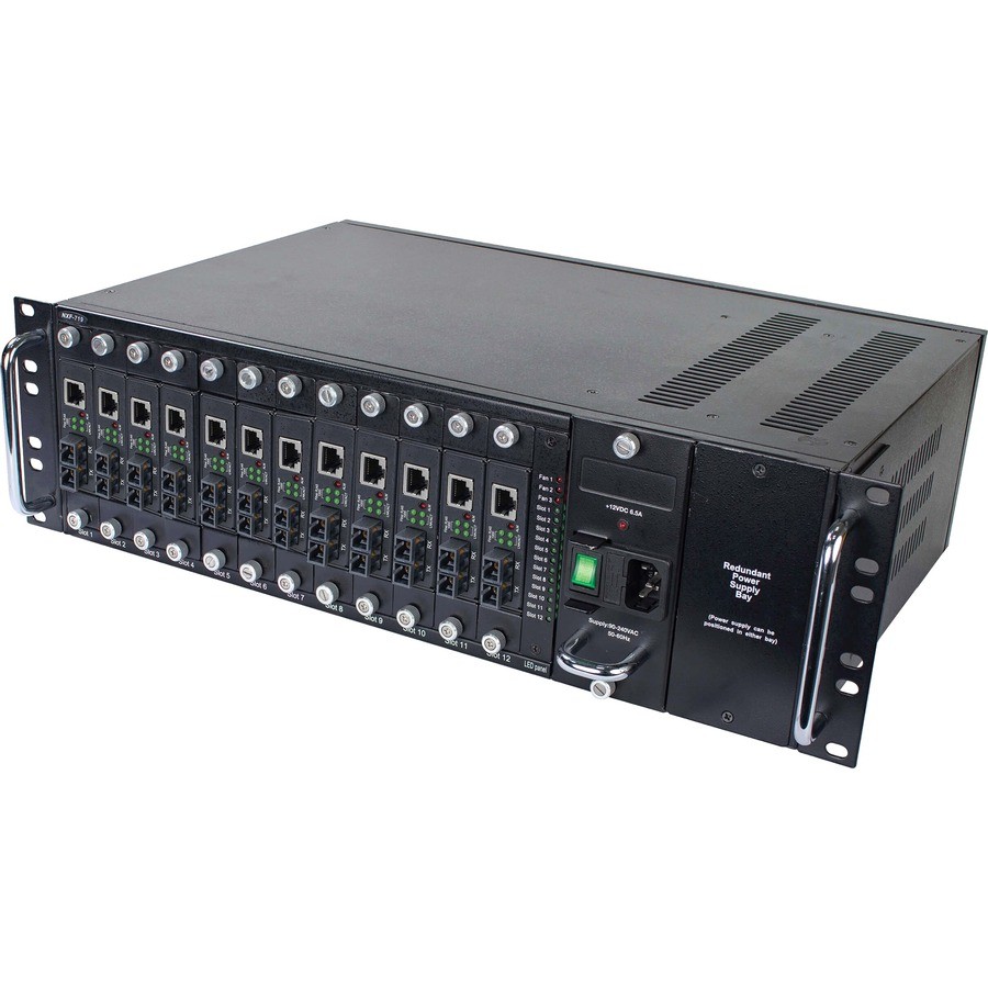 Tripp Lite N785CH12 12-Slot Media Converter Chassis for Select N784-H & N785-H