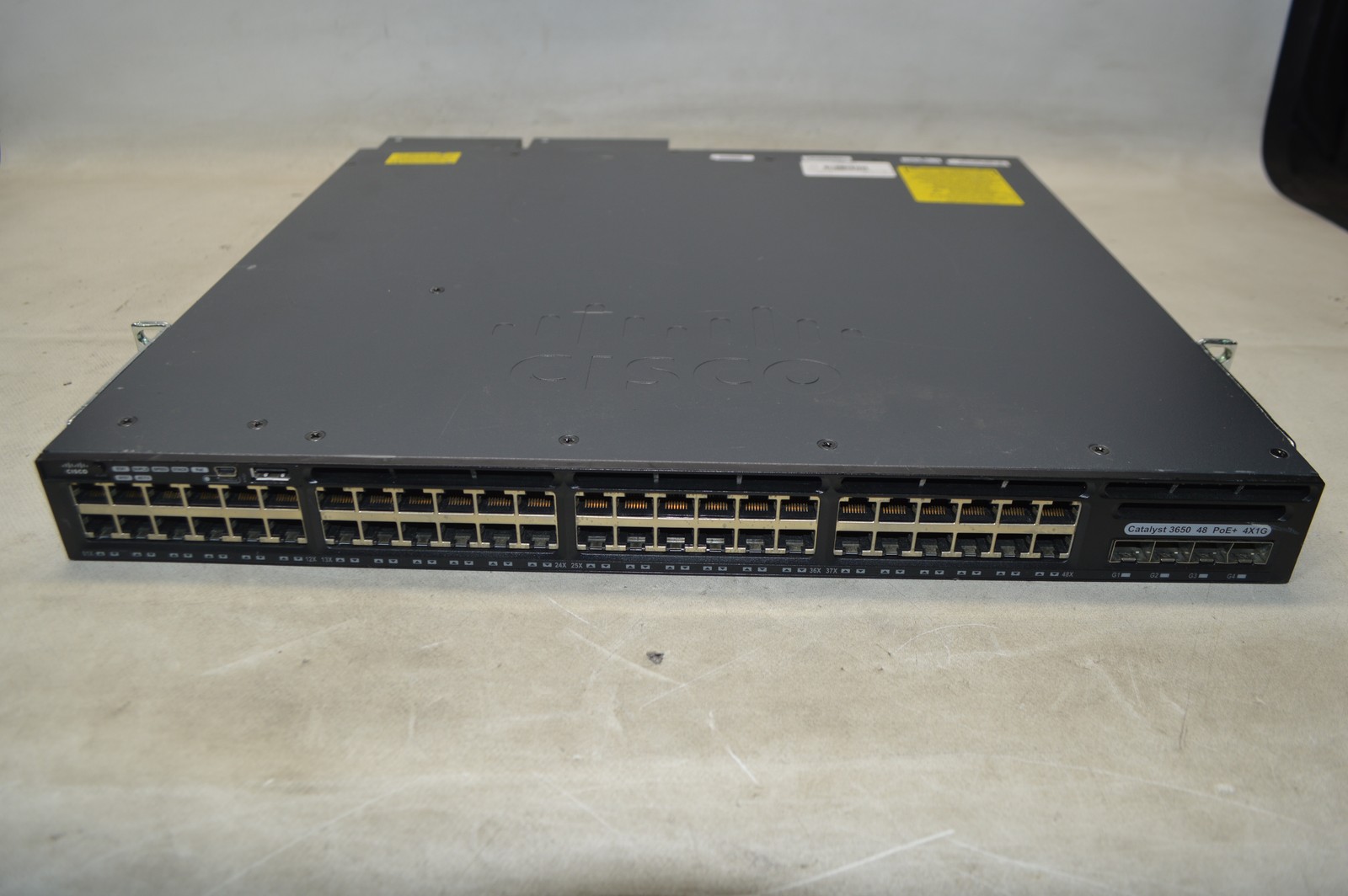 Cisco Systems WS-C3650-48PS WITH 3 FAN MODULES AND 2 DPS-1025AB D PSU