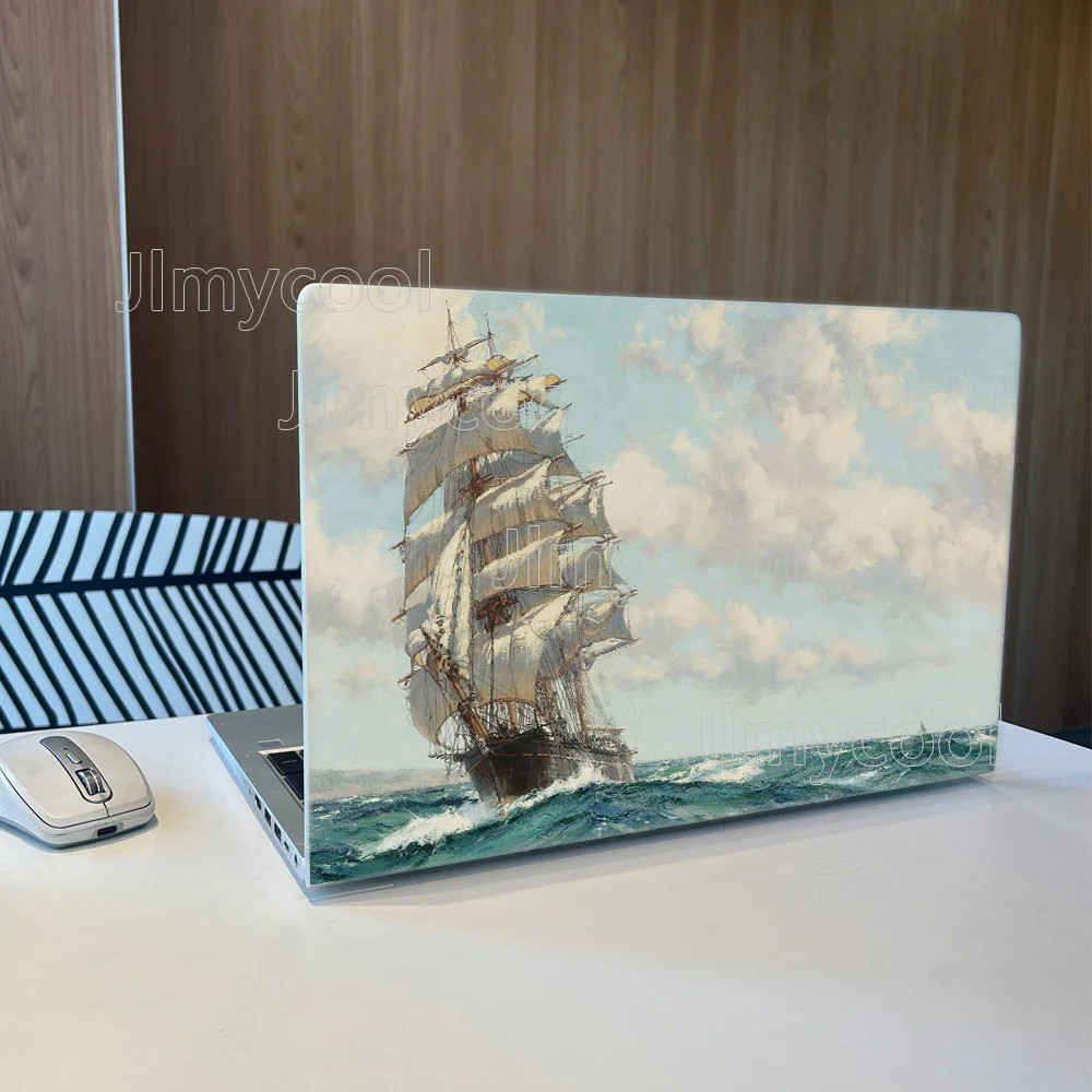 X2 High Quality Navigation Sailboat Sail Voyage Sea Laptop Stickers Scratch skin
