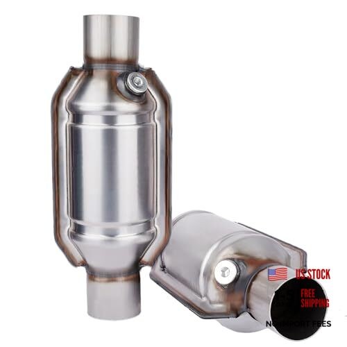 2.0" Universal Catalytic Converter, 2.0 Inch Inlet/Outle Cat Converter 2.0 inch