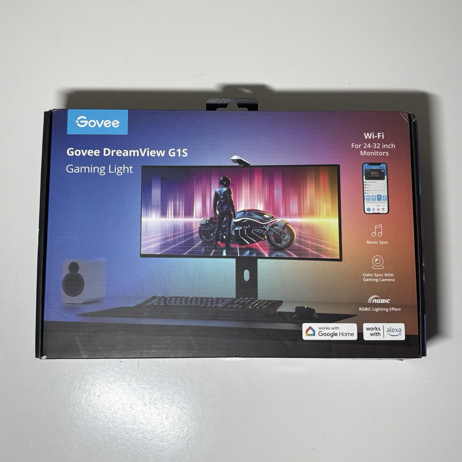 Govee DreamView G1S Gaming Light 24-32" Monitor – Music/Video Sync – NEW