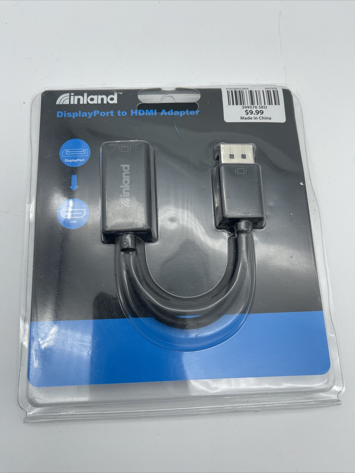 DisplayPort Male to HDMI Female VIDEO Adapter Inland  - Desktop Laptop
