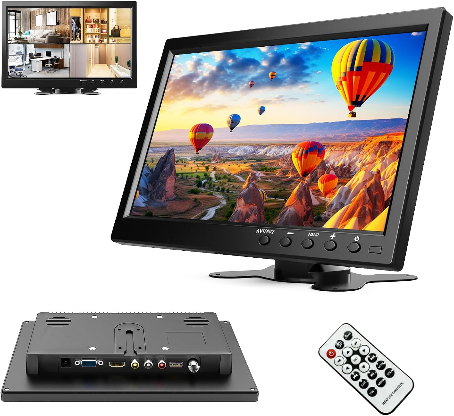 10.1” HD Monitor for Mini TV & Car Video Player & Computer Display TFT LCD Color