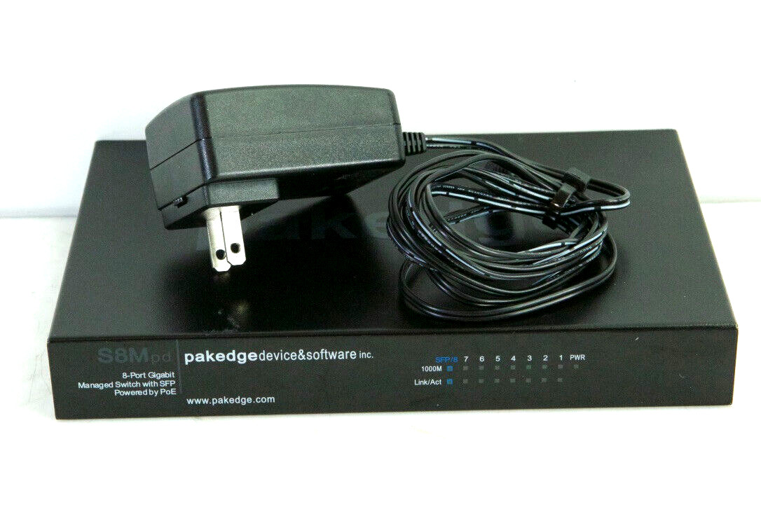 Pakedge Device & Sofware Inc S8Mpd 8-Port Gigabit Managed Switch W. SFP PoE m612