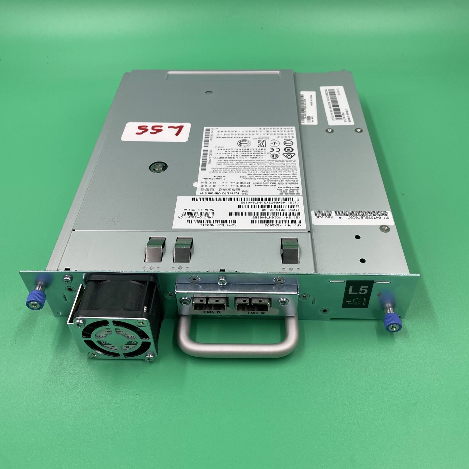 IBM LTO Ultrium 5-H SAS Library Tape Drive 46X6073 M12562 46X1939 For Part AS IS