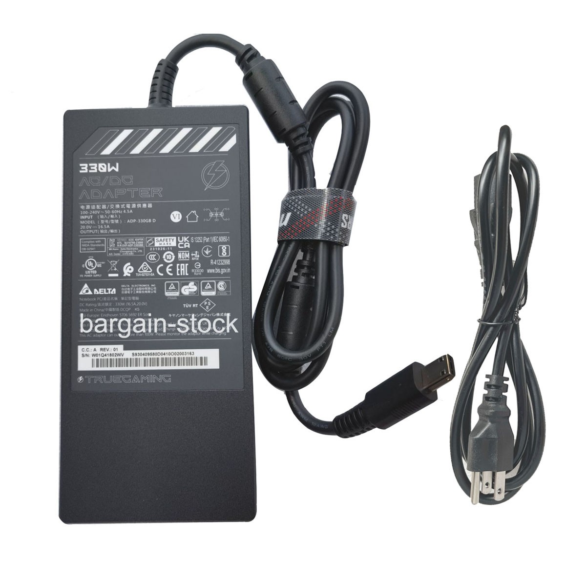 Genuine 20V 16.5V 330W Power Supply For MSI Vector 16 HX AI A2XWHG-212US Charger