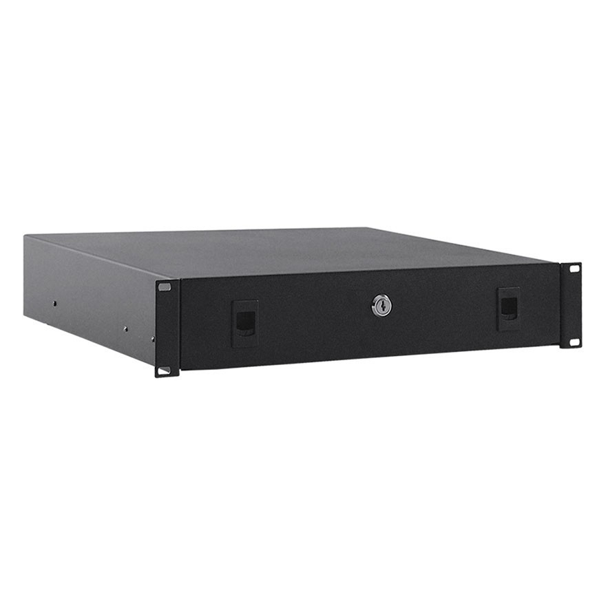 Royal U Locking Rack Drawer Black Steel Slide Ball Bearings Secure Storage