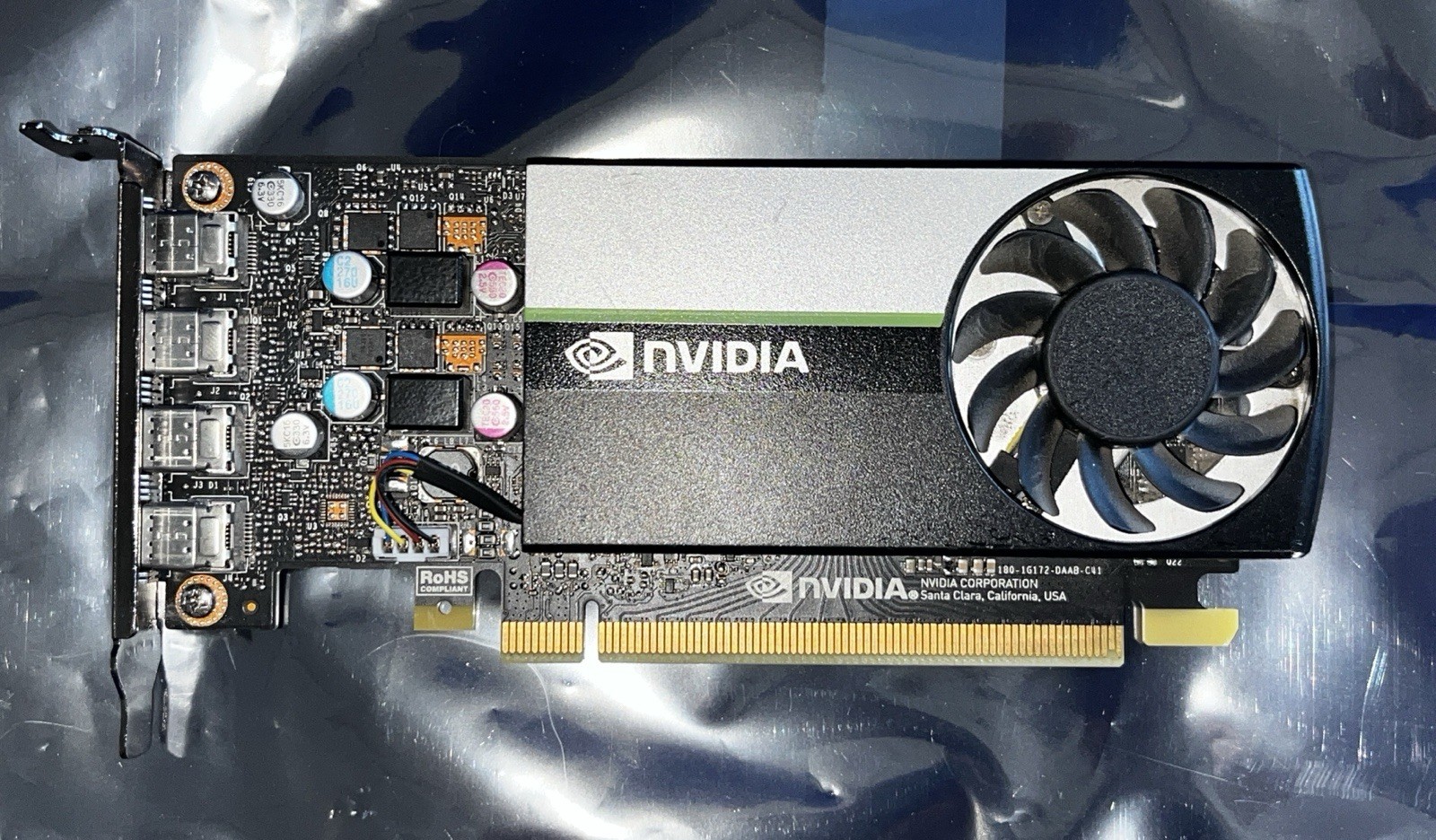 NVIDIA Quadro T600 4GB GDDR6 Graphics Card 4x Mini DisplayPort - Working