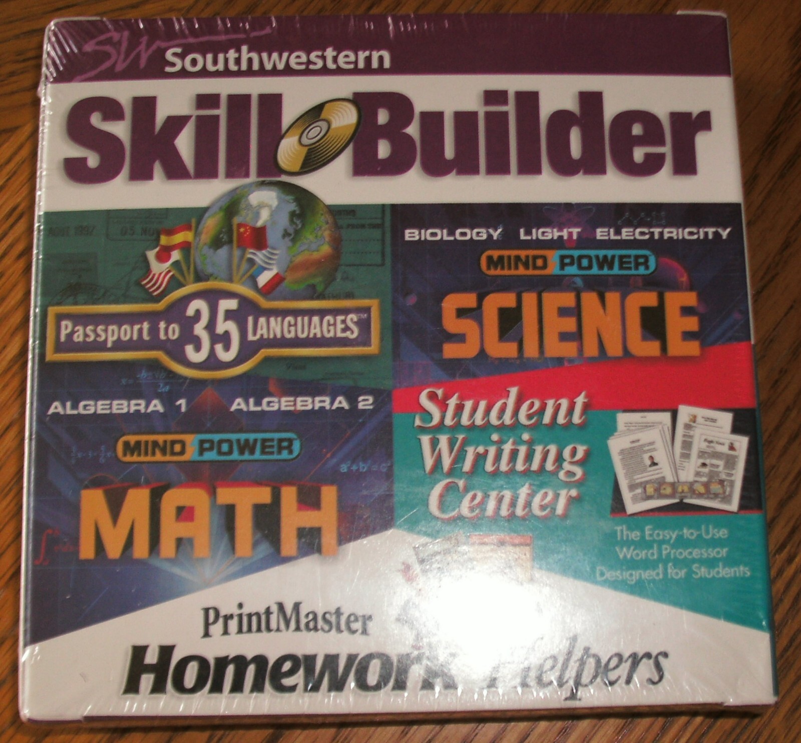 Southwestern Skill Builder Kids CD ROM Math Science Language Writing - NEW Seale